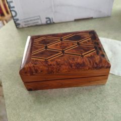 Charming Wooden Jewelry Box, Moroccan handmade Thuya box Gift Box Made Of Thuya
