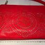 R Stunning Vibrant Red 3-in-1 Clutch Wristlet & Crossbody Bag Image 7