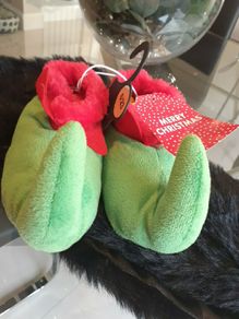 Elf christmas slippers