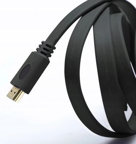 (1.5m) Hdmi To Hdmi (flat) Full Hd 1080p 4k Uhd
