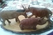 Three More Hand Crafted African Animals