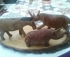 Three More Hand Crafted African Animals