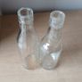 Lot of 2 small vintage Power whiskey bottles Image 2