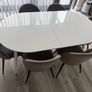 Dinning table with chairs extendable Image 3