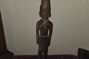 Vintage carved African Figure