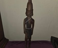 Vintage carved African Figure