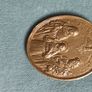 Irish made Bronze Religious medal Image 8