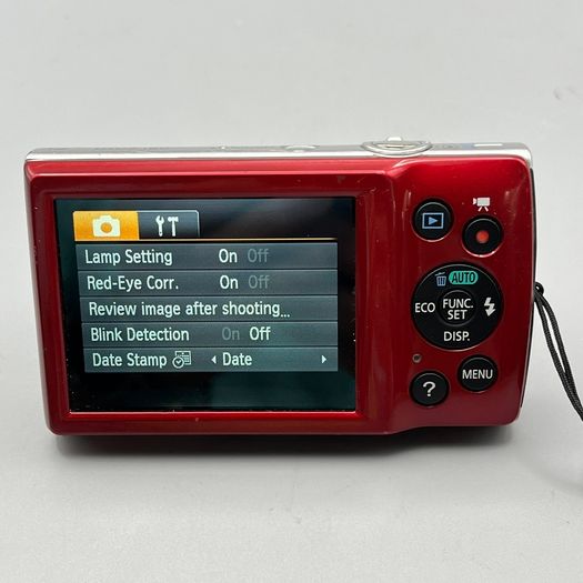 Canon IXUS 160 20MP Digital Camera Red - Full Kit