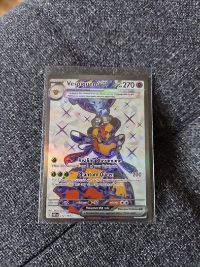 Pokemon Obsidian Flames Vespiquen EX rare 212/197