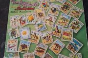 Vintage french wooden alphabet print game