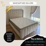 King Bed Frame and Mattress Image 2