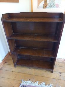 Vintage Hardwood Shelving Unit