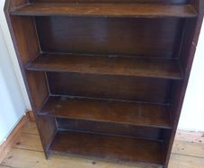 Vintage Hardwood Shelving Unit
