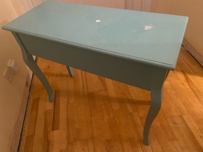 hall table with two drawers