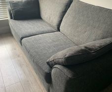 sofa with storage and armchair