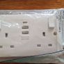 3 usb socket, two white, one sliver New Image 2