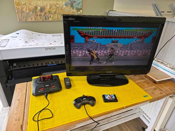 Sega Megadrive 2 Console + Games