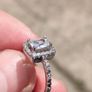 Zircon Silver engagement ring Image 10