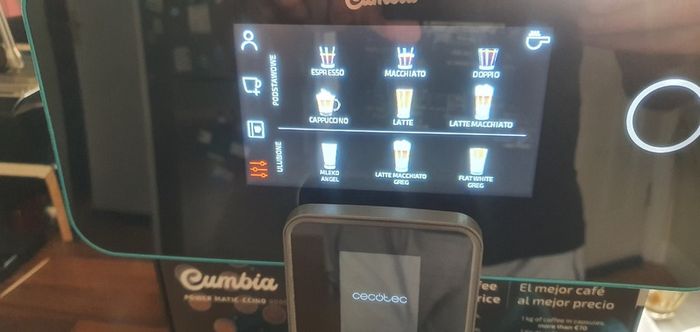 Coffee Machine with Grinder Cecotec Super Automatic Cumbia Power Matic-ccino
