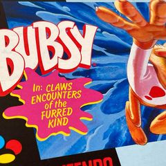 SNES Bubsy Boxed