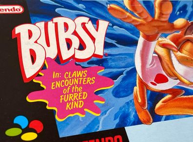 SNES Bubsy Boxed