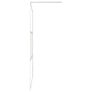 Walk-in Shower Wall ESG Glass with Stone Design 80x195 cm Image 5