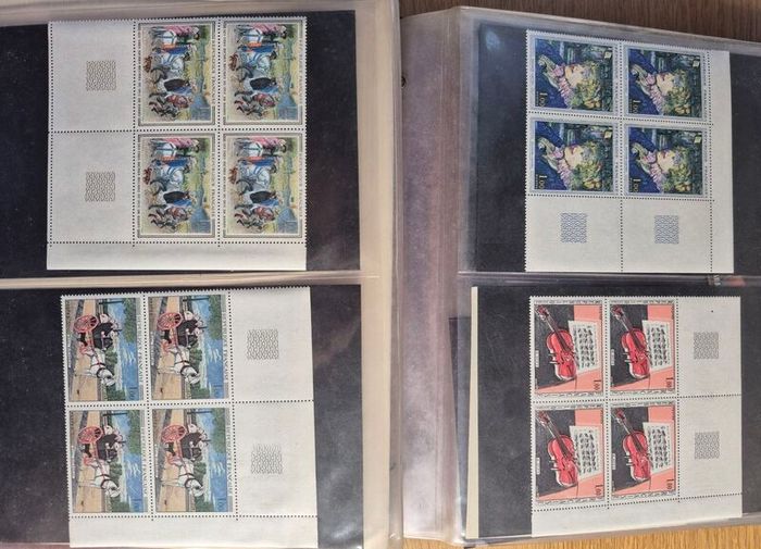 Stamp, cover album. France, Czechoslovakia, Hungary , Cuba, Spain, Paraguay, EU