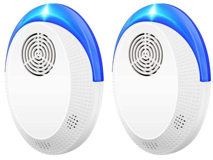 Ultrasonic Pest Repeller 2 Pack Insect Repellent Control Plug in Electronic Mice Mouse Repellent Effective for Control Insects, Mice, Bugs, Flea, Mosquitoes, Ants, Roaches, Spiders