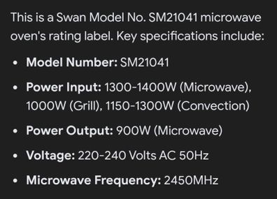 Microwave/Combi Oven/Grill