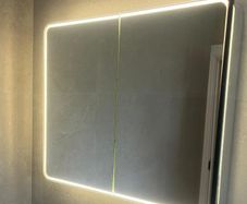 Hib Cayla Illuminated Slimline Led Mirror Cabinet