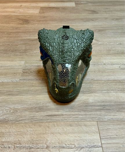 Mattel Jurassic World Velociraptor Blue Dinosaur Mask