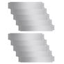 Lawn Fence 10 pcs Galvanised Steel 100x20 cm Image 2