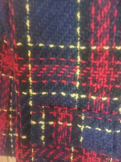 CBR navy tartan blazer (free post)