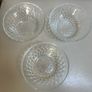1 x large & 3 x small decorative glass bowls Image 5