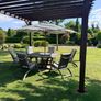 Solid Teak Garden Set Image 4