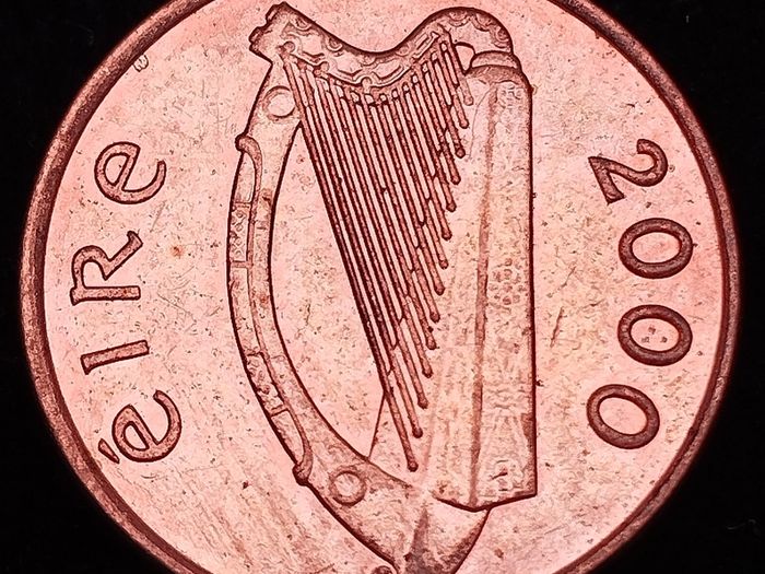 [#2593..] - Ireland 2000 | Irish 1 Penny | KM.20a | UNC