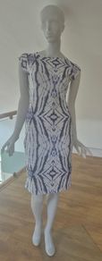 river island tie dye column dress(size8)