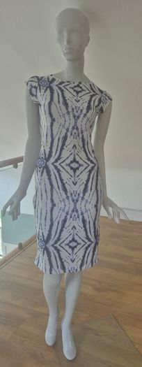 river island tie dye column dress(size8)
