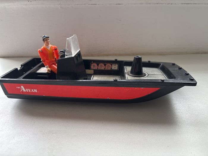 vintage A-team boat & helicopter