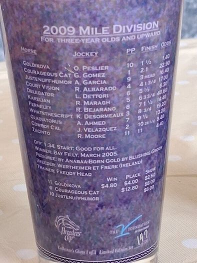 Commerative Horse Racing Tumblers