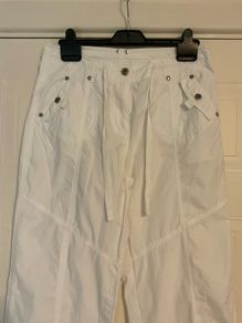 Ladies White Trousers from Next