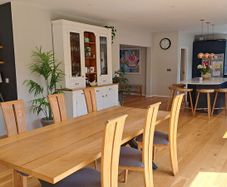 Solid wood dining chairs
