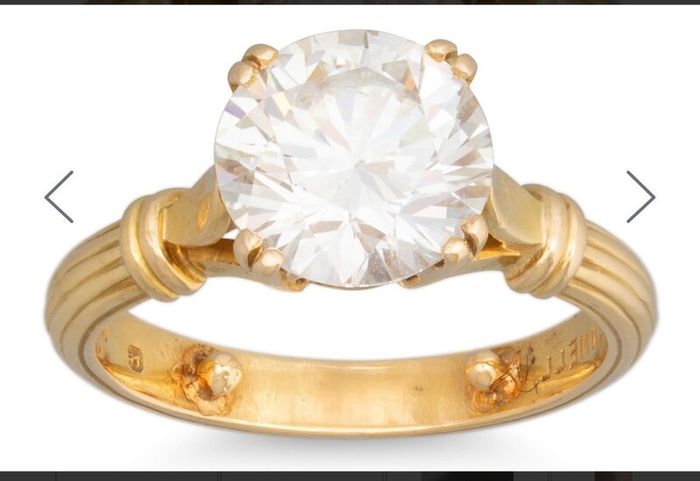 Theo Fennell 2.53 carat diamond solitaire ring