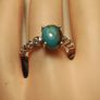 Sierra Nevada Turquoise & Zircon Ring (Bargain) Image 6