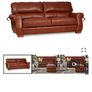 Boletelli Butterscotch Leather 3 Seater Sofa Image 6