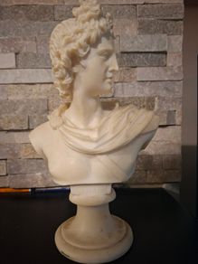 Apollo God of Music & Light Handmade Bust Head