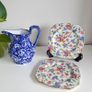 .. PRICE DROP.. Porcelain Lot - Milk jug, chintz plates. Image 3