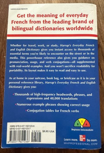 Harrap's Everyday French and English Dictionary