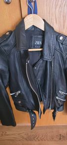 zara leather jacket