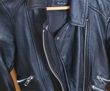 zara leather jacket